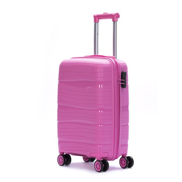 805-Pembe Valiz Seti