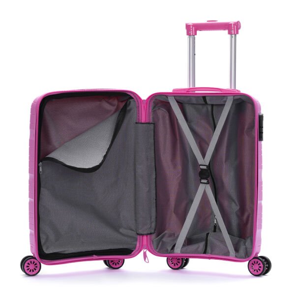 805-Pembe Valiz Seti