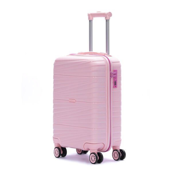 901-Açık Pembe- Pembe Valiz Seti